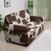AFPANQZ Brown Cow Print Furniture Protector Cover for Home Office Hotel Decortion Protector Covers for Sofa Long Chair Soft Sofa Slip Covers Seater Brown view 3
