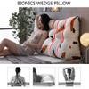 Aldult Bed Pillows for Sitting Up in Bed Reading Pillow King Size Thicken Triangular Wedge Lumbar Pillow for Kid Bedroom Playroom Headboard Decorative Bolster Pillows,D,180x30x60cm view 2