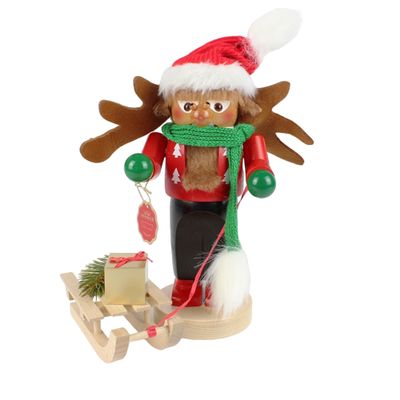 Chubby Rudolph with Sleigh