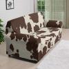 AFPANQZ Brown Cow Print Furniture Protector Cover for Home Office Hotel Decortion Protector Covers for Sofa Long Chair Soft Sofa Slip Covers Seater Brown view 3