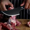 Boning Knife, Handmade Stainless Steel Knife Kitchen Boning Knife Fishing Knife Meat Cleaver Outdoor Cooking Cutter Butcher Knife Sheath Cover BY ZZYY view 2
