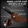 Boning Knife, Handmade Stainless Steel Knife Kitchen Boning Knife Fishing Knife Meat Cleaver Outdoor Cooking Cutter Butcher Knife Sheath Cover BY ZZYY view 4