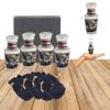 Small Urns for Human Ashes Adult Male or Female | Set of 4 | American Flag Decorative Mini Urns for Veteran or Patriotic with Black Gift Box view 3