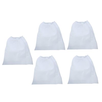 FOMIYES 5Pcs Manicure Dust Collector Bags, Portable Thickened Practical Nail Suction Dust Collector Pouches for Home Manicure Shop