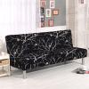 XJHKG All-Inclusive Sofa Cover Folding Sofa Bed Cover Slipcovers Sofa Towel for Living Room Armless Sofa Cover (Color : A2, Specification : L (Length 185-200cm)) view 2