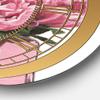 DesignQ Glam Wall Clock 'Simply Splendid IV' Glam Large Wall Clock for Living Room Decor view 3