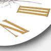 DesignQ Bohemian & Eclectic Wall Clock 'Two Feathers Your Vibe Attracts Your Tribe' Animals Large Wall Clock for Office Decor view 3