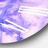 DesignQ Modern Wall Clock 'Glorious Blue Portrait of African American Woman' People Large Wall Clock for Kitchen Decor view 3