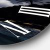 DesignQ Modern Wall Clock 'Fishing Boat Under Tropical Full Moon' Landscape & Nature Large Wall Clock for Living Room Decor view 3