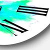 DesignQ Modern Wall Clock 'Perfume Chanel Five III' Floral & Botanical Large Wall Clock for Bedroom Decor view 3