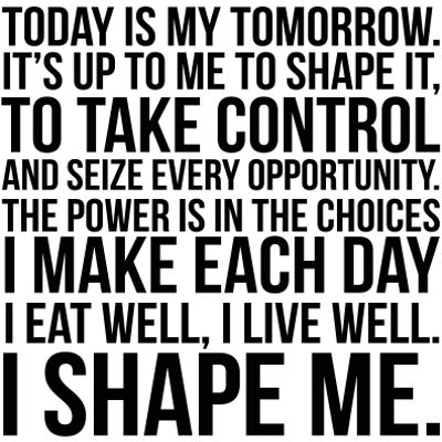 Today is My Tomorrow Vinyl Quote - Motivational Fitness Room Sticker - Inspirational Gym Wall Art - Workout Room Removable Vinyl Saying - Home Exercise Decor