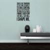 Today is My Tomorrow Vinyl Quote - Motivational Fitness Room Sticker - Inspirational Gym Wall Art - Workout Room Removable Vinyl Saying - Home Exercise Decor view 4