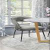 Tov Furniture Rocco Open Back Upholstered Velvet Dining Chair (Slub Grey) view 2