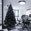 KKLT 5FT Black Decoration Artificial Christmas Tree,Pine Needles 190 Branch Indoor Christmas Tree Classic Eco-Friendly for Home Office Supplies-Black 150cm(5ft) view 2