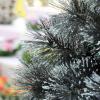 KKLT 5FT Black Decoration Artificial Christmas Tree,Pine Needles 190 Branch Indoor Christmas Tree Classic Eco-Friendly for Home Office Supplies-Black 150cm(5ft) view 3