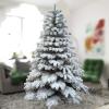 KKLT Snow Flocked Artificial Christmas Tree,Premium Spruce Auto Spread Christmas Tree with Metal Stand Classic for Holiday Decoration-Green 210cm(6.8ft) view 3