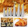 Cyrank Baking Cone Mold, Baking Cones Stainless Steel Cream Horn Molds for Pastry Croissant Cones Moulds (2 Styles Are Optional)(S) view 3
