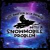 Galaxy Inspirational Wall Art Just another beer drinker with a snowmobile problem caps funny Metal Wall Art Decor Funny Gift view 1