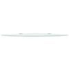 ZQQLVOO Corner Floating Wall Mounted Shelf,Corner Glass Shelf for Bathroom, Shower, Bedroom and Closets, Wall Mounted 8mm Thick Tempered Glass, White 13.8"x13.8" Capacity 33 lbs view 4