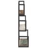 Floating Shelves Wall Mounted, Rustic Wood Wall Decor, Hanging Storage Shelving for Bedroom, Bathroom,Natural Wood with Black Metal Floating Shelf Bracket,23.6"x7.9"x33.5" Solid Reclaimed Wood view 4