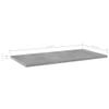 Bookshelf Boards 4 pcs,No hardware for installation,Floating Shelf Wall Mounted Replacement,Wall Shelf Display Wall Storage Shelf,Partition,Replace plank,Concrete Gray 23.6"x11.8"x0.6" Chipboard view 2