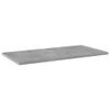 Bookshelf Boards 4 pcs,No hardware for installation,Floating Shelf Wall Mounted Replacement,Wall Shelf Display Wall Storage Shelf,Partition,Replace plank,Concrete Gray 23.6"x11.8"x0.6" Chipboard view 3