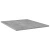 Bookshelf Boards 4 pcs,No hardware for installation,Floating Shelf Wall Mounted Replacement,Wall Shelf Display Wall Storage Shelf,Partition,Replace plank,Concrete Gray 15.7"x19.7"x0.6" Chipboard view 2