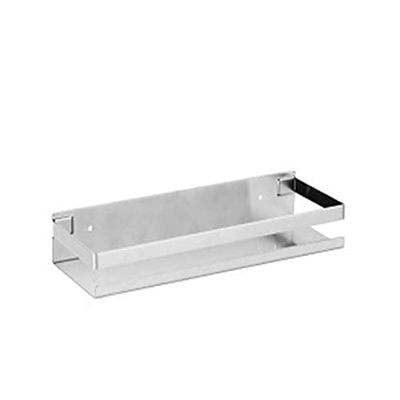 ZTBH Bathroom Divider 20-50 cm Bathroom Hardware Accessories, Black Bathroom Corner Shelves, Kitchen Wall Shelf, Shower Storage Rack Bathroom Hardware Sets (Color : 40cm Silver)