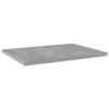 Bookshelf Boards 4 pcs,No hardware for installation,Floating Shelf Wall Mounted Replacement,Wall Shelf Display Wall Storage Shelf,Partition,Replace plank,Concrete Gray 15.7"x11.8"x0.6" Chipboard view 3
