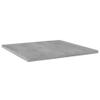 Bookshelf Boards 4 pcs,No hardware for installation,Floating Shelf Wall Mounted Replacement,Wall Shelf Display Wall Storage Shelf,Partition,Replace plank,Concrete Gray 15.7"x15.7"x0.6" Chipboard view 3
