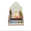 HomeLoft Basics Wooden Temple | Mandir Pooja Ghar | Home Decor Handcrafted Plywood Mandir Art Painted Temple Indian Hindu Puja Decorative Temple Wall Hanging Bhagwan Mandir Diwali, Navratri By SEASOL. view 1