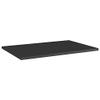 Bookshelf Boards 8 pcs,No hardware for installation,Floating Shelf Wall Mounted Replacement,Wall Shelf Display Wall Storage Shelf,Partition,Replace plank,High Gloss Black 23.6"x15.7"x0.6" Chipboard view 3