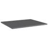 Bookshelf Boards 8 pcs,No hardware for installation,Floating Shelf Wall Mounted Replacement,Wall Shelf Display Wall Storage Shelf,Partition,Replace plank,High Gloss Gray 23.6"x19.7"x0.6" Chipboard view 3