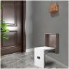 Folding Stools Solid Wood Shoe Stool,Wall Mounted Folding Shower Seat, Home Entryway Shoe Changing Stool Bench, for Balconies/Porch Wall Seat(Size:Style 4) view 1