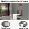 Folding Stools Solid Wood Shoe Stool,Wall Mounted Folding Shower Seat, Home Entryway Shoe Changing Stool Bench, for Balconies/Porch Wall Seat(Size:Style 4) view 3