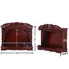 ZCBYBT Solid Wood Buddhist Altar, Household Wall-Mounted Altar, Used to Place Your Spiritual Ornaments for Meditation,20.5inch view 2