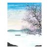 GIBZ Japanese Noren Doorway Curtain Landscape Pattern Cotton Linen Long Door Tapestry for Home Decoration view 1