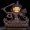 Brass Wisdom Buddha Wenshu Manjushri Bodhisattva Statue (35#) view 2