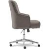 Home Square 2 Piece Soft Fabric Home Office Chair Set in Medium Gray view 3