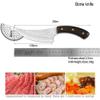 Boning Knife, Boning Knife Fishing Fillet Knife Tool Meat Cleaver Outdoor Cutter Butcher Camping Knife Handmade Stainless Steel Kitchen Knife BY ZZYY (Color : Knife) view 2