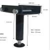 The Bed Slats Company Grey Large Fully Adjustable Universal Centre Rail Support Foot With 64mm Opening view 2