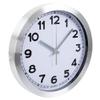 Everyday Home 12 Inch Brushed Aluminum Wall Clock, Silver view 2
