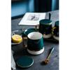 seasoning box Ceramic Seasoning Jar Green Spice Bottle Kitchen Seasoning Box with Lid Seasoning Container Very Suitable for Home Use Spice jar (Size : C) view 4