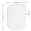 GOAND Silver Wall Mirror-Beveled Edge Frameless Mirrors for Bathroom, Vanity, Bedroom, Rectangle Mirrors17.8X23.7inch view 2