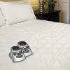 Biddeford Blankets 6 Ounce Quilted Electric Heated Mattress Pad with Digital Controller, King, White view 2