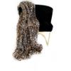Plutus Natural Leopard Sharpei Faux Fur Luxury Throw Blanket 96in x 110in view 3