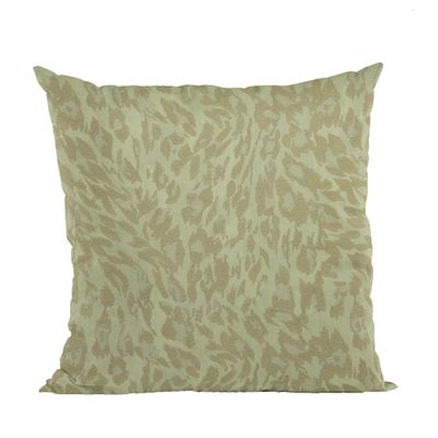 Plutus Brands Plutus Stonewash Cheetah Embroydery Luxury Throw Pillow 20in x 26in, Double Sided 20" x 26" Standard, Brown