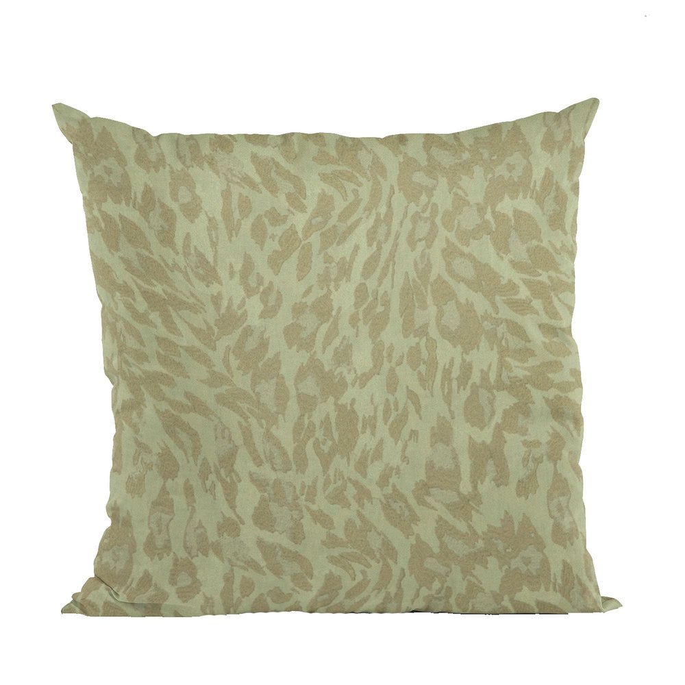 Plutus Brands Plutus Stonewash Cheetah Embroydery Luxury Throw Pillow 20in x 26in, Double Sided 20" x 26" Standard, Brown
