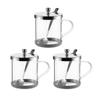 seasoning box Glass Seasoning Box Household Seasoning Jar with Lid Kitchen Seasoning Container Suitable for Spices Sugar Salt Spice jar (Size : Small) view 1
