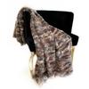Plutus Brown Wild Rabbit Faux Fur Luxury Throw Blanket 96in x 110in view 1